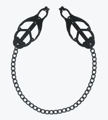 The Pleasure Parlor Nipple Clitoral Toys Monarch Noir Nipple Clamps
