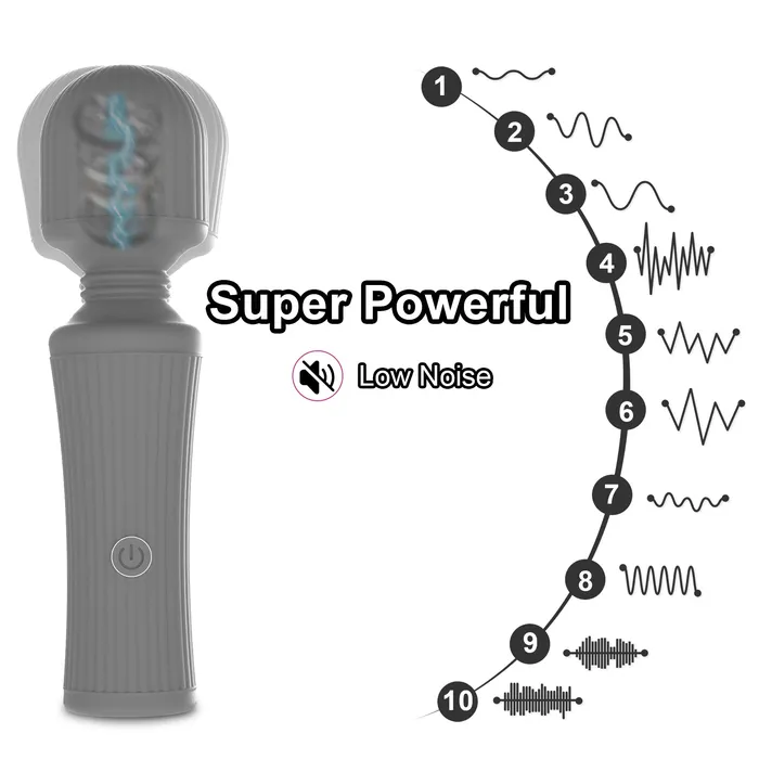 Touch Honey Female Sex Toys Ultra Small Silicone Wand Massager Vibrator for Clit Stimulation M4