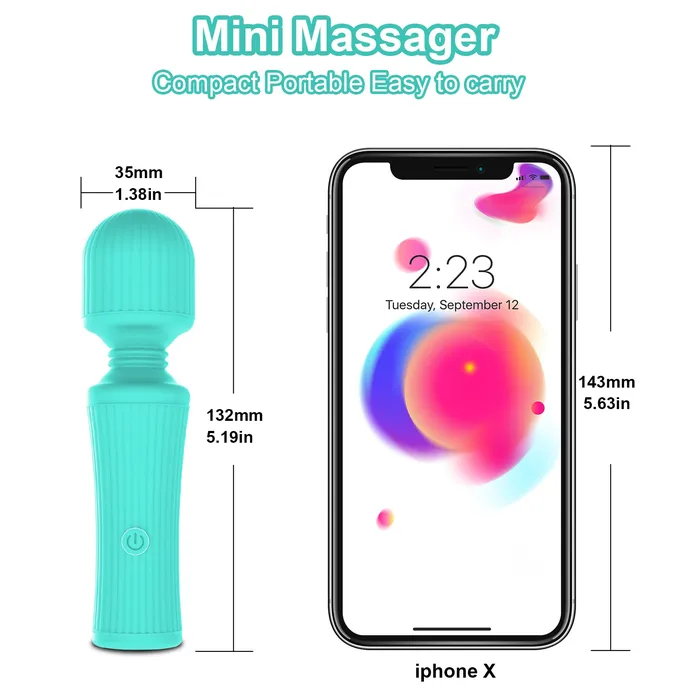 Touch Honey Female Sex Toys Ultra Small Silicone Wand Massager Vibrator for Clit Stimulation M4