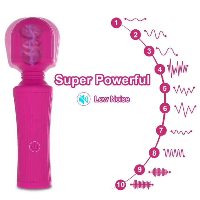 Touch Honey Female Sex Toys Ultra Small Silicone Wand Massager Vibrator for Clit Stimulation M4