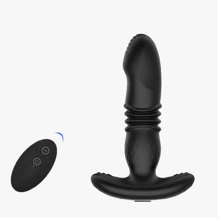 Touch Honey Prostate Thrusting Vibration Butt Plug with Remote Control A1 Male Sex Toys