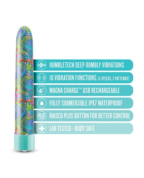 Vibrators Blush Limited Addiction Utopia 7 inch Rechargeable Vibe Aqua Blush Novelties Vibrators Blush Limited Addiction Utopia 7 inch Rechargeable Vibe Aqua Blush Novelties