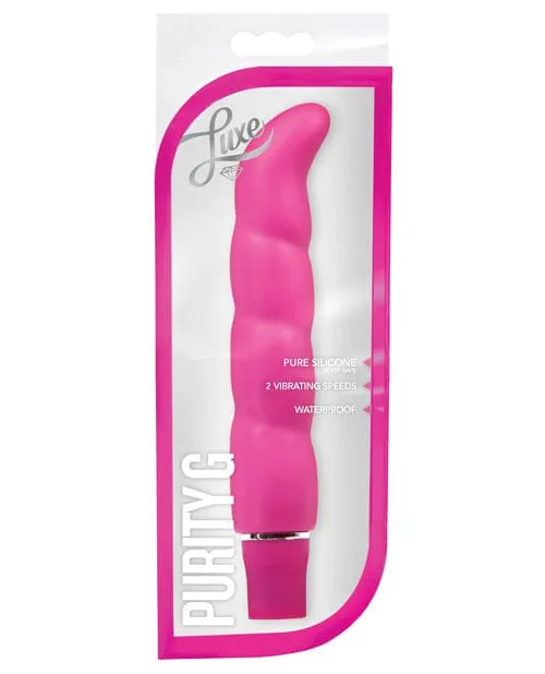 Vibrators Blush Novelties Blush Luxe Purity G Silicone Vibrator