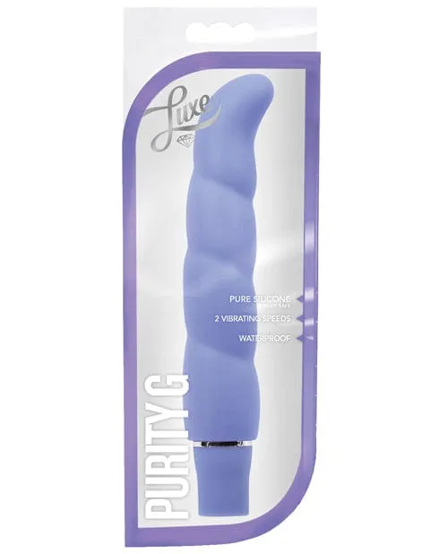 Vibrators Blush Novelties Blush Luxe Purity G Silicone Vibrator Vibrators Blush Novelties Blush Luxe Purity G Silicone Vibrator