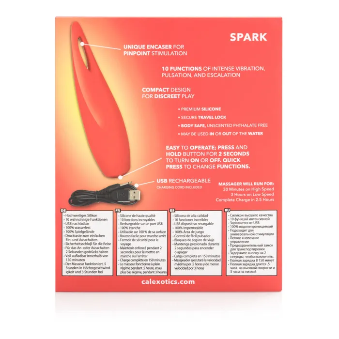 Vibrators CalExotics Red Hot Spark Vibrators CalExotics Red Hot Spark