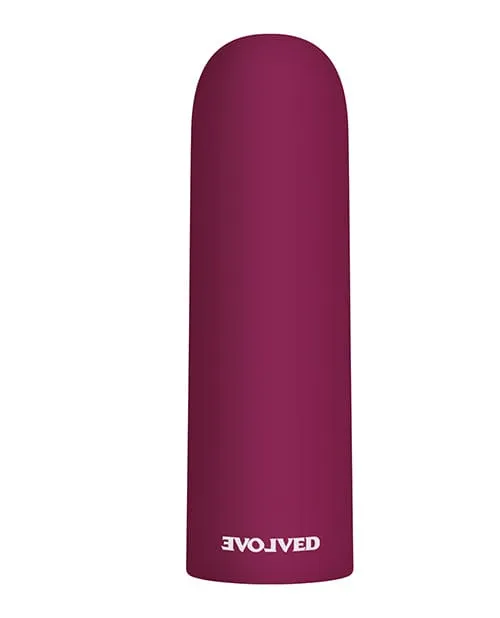 Vibrators Evolved Mighty Thick Bullet Burgundy Evolved Novelties Vibrators Evolved Mighty Thick Bullet Burgundy Evolved Novelties