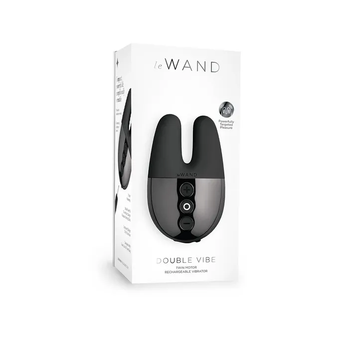 Vibrators Le Wand Chrome Double Vibe Black Le Wand