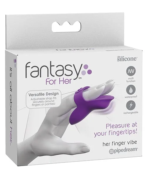 Vibrators Pipedream Products Fantasy For Her Finger Vibe Purple