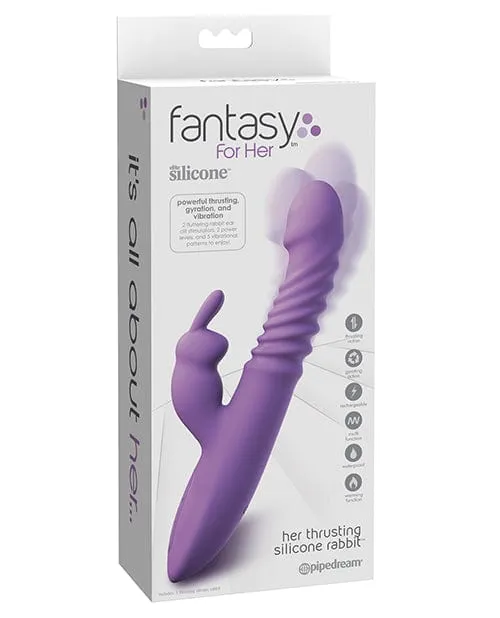 Vibrators Pipedream Products Fantasy For Her Ultimate Thrusting Silicone Rabbit Purple Vibrators Pipedream Products Fantasy For Her Ultimate Thrusting Silicone Rabbit Purple