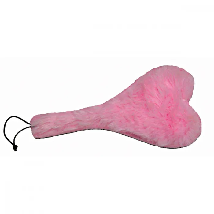 Vibrators Ruff Doggie Styles Ruff Doggie Styles SpankHer Furry Pink Heart Paddle