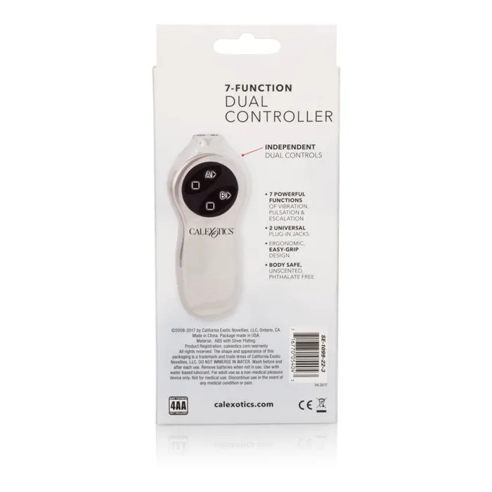 Vibrators Sterling Collection 7Function Dual Controller CalExotics Vibrators Sterling Collection 7Function Dual Controller CalExotics