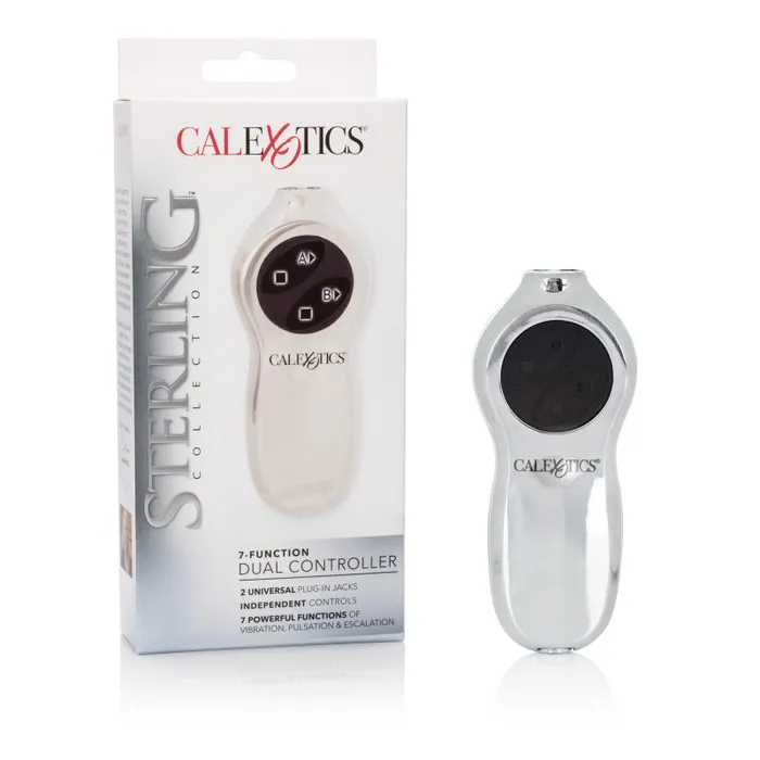 Vibrators Sterling Collection 7Function Dual Controller CalExotics Vibrators Sterling Collection 7Function Dual Controller CalExotics