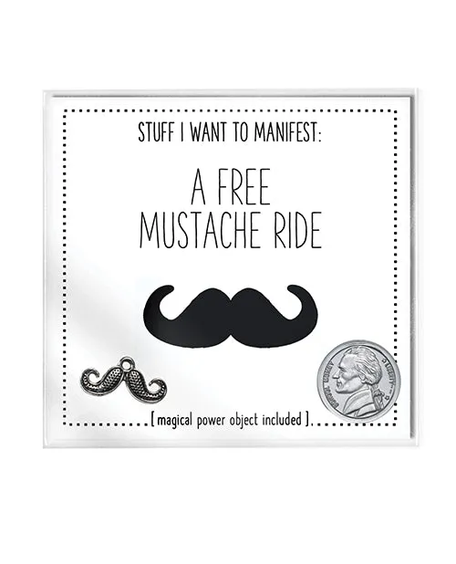 Warm Human Female Sex Toys Warm Human A Free Mustache Ride Mini Card Charm