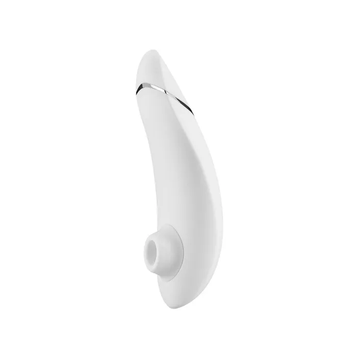Womanizer Vibrators Womanizer Premium WhiteChrome Suction Toy