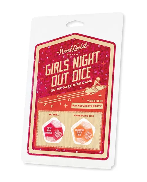Wood Rocket Games Wood Rocket Girls Night Out Do Or Dare Dice Game Red Wood Rocket Games Wood Rocket Girls Night Out Do Or Dare Dice Game Red