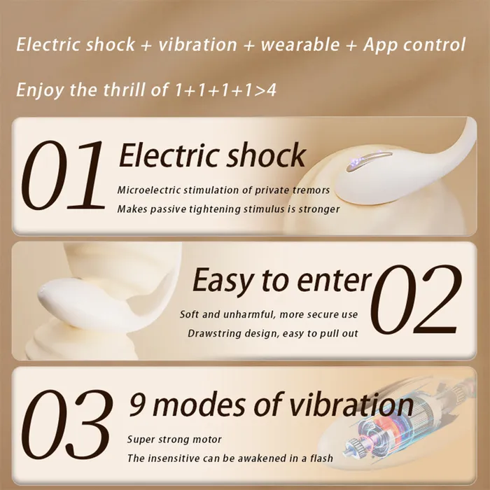 WOWYES Female Sex Toys WOWYES A5 jump egg Electric Shock female vibrator