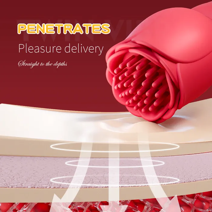 YUNMAN Vibrators Yuman Rose stamen AV stick with double vibration