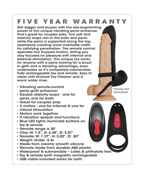 Zero Tolerance Anal Zero Tolerance Vibrating Girth Enhancer Extension Black Zero Tolerance Anal Zero Tolerance Vibrating Girth Enhancer Extension Black