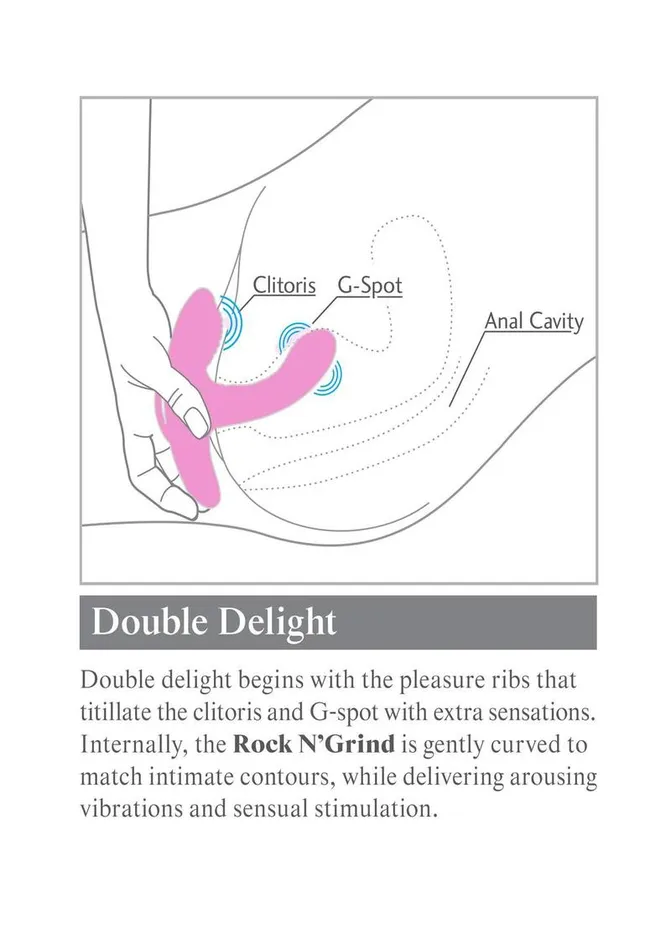 3some Female Sex Toys 3Some Rock N Grind Silicone Rechargeable Vibrator with Remote Control 3some Female Sex Toys 3Some Rock N Grind Silicone Rechargeable Vibrator with Remote Control