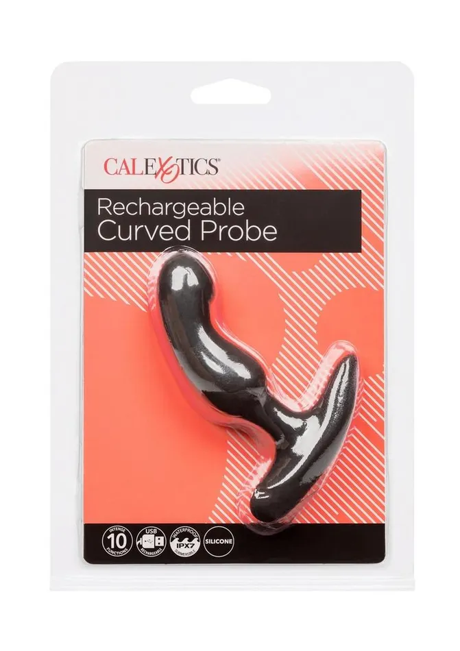 Anal Anal Anal Toys Rechargeable Curved Probe Silicone Anal Stimulator