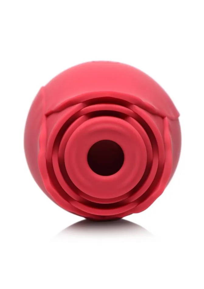 Bloomgasm Female Sex Toys Inmi Bloomgasm Wild Rose 10x Silicone Rechargeable Clit Stimulator with Suction