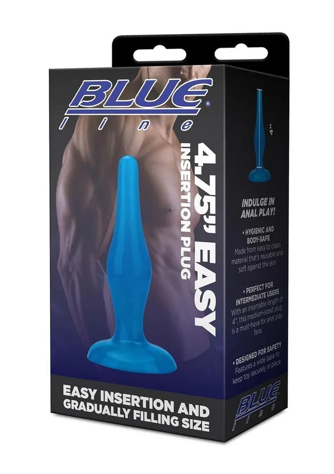 Blue Line CandB Gear Anal Blue Line Easy Insertion Anal Plug Blue Line CandB Gear Anal Blue Line Easy Insertion Anal Plug