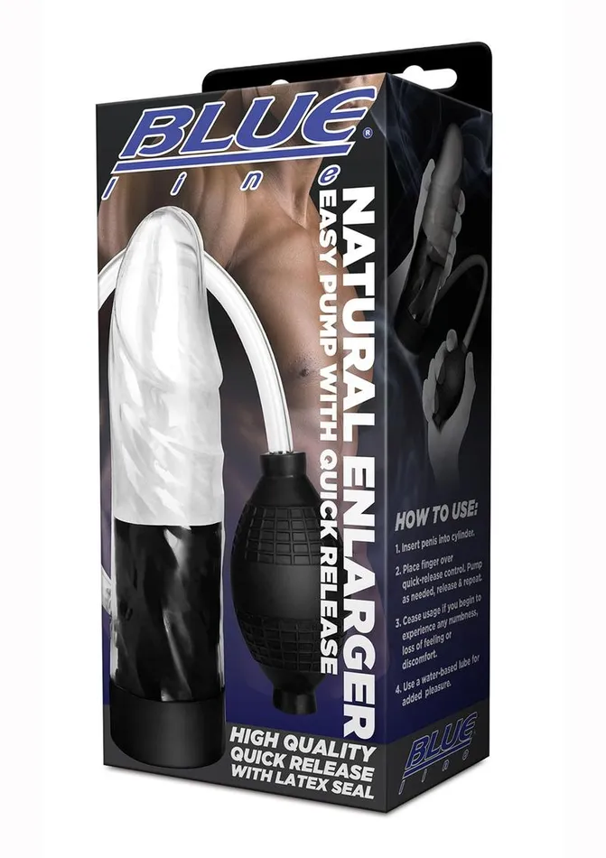 Blue Line CandB Gear Male Sex Toys Blue Line C and B Gear Natural Enlarger Easy Pump with Quick Release Blue Line CandB Gear Male Sex Toys Blue Line C and B Gear Natural Enlarger Easy Pump with Quick Release