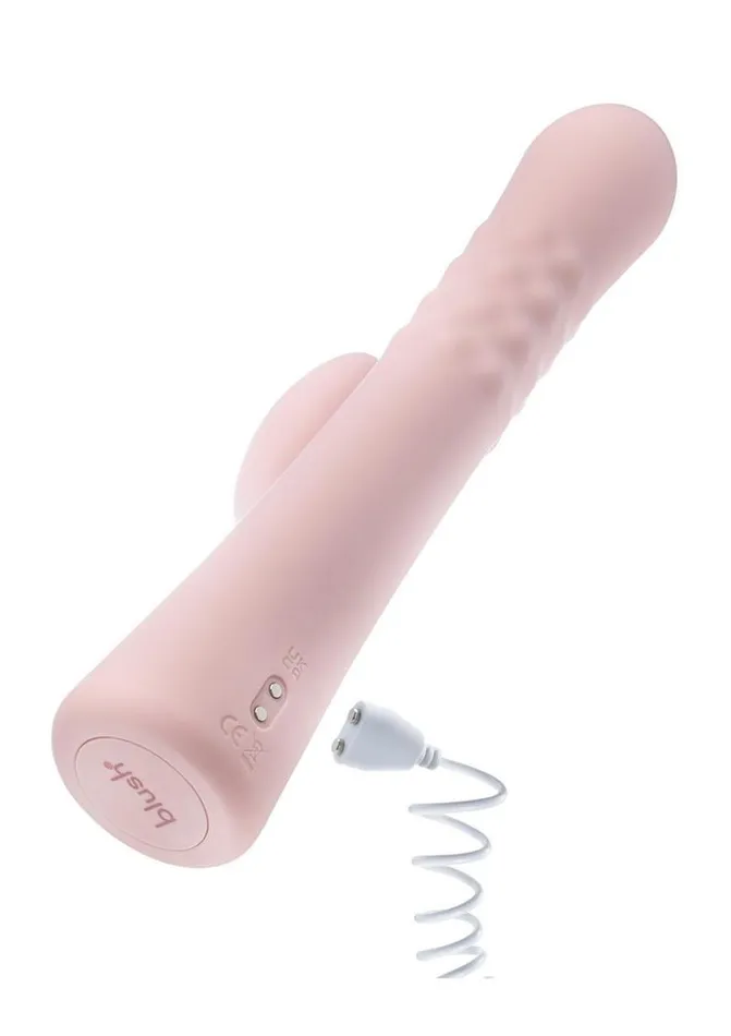 Blush Female Sex Toys Blush Jaymie Rechargeable Silicone Rabbit Vibrator