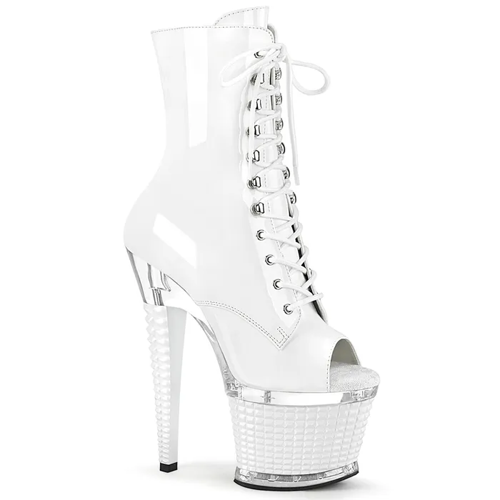 Boots Open Toe Mid Calf 7 inch heels Pleaser Anal