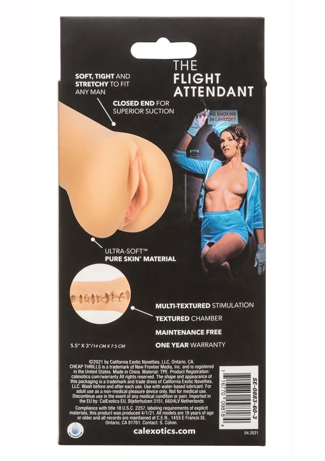 Cheap Thrills Cheap Thrills The Flight Attendant Stroker Pussy Male Sex Toys Cheap Thrills Cheap Thrills The Flight Attendant Stroker Pussy Male Sex Toys