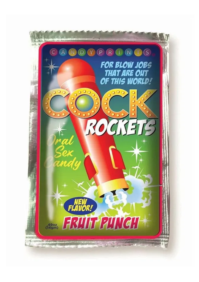Dildos Candyprints Candy Cock Rockets Oral Sex Candy Fruit Punch