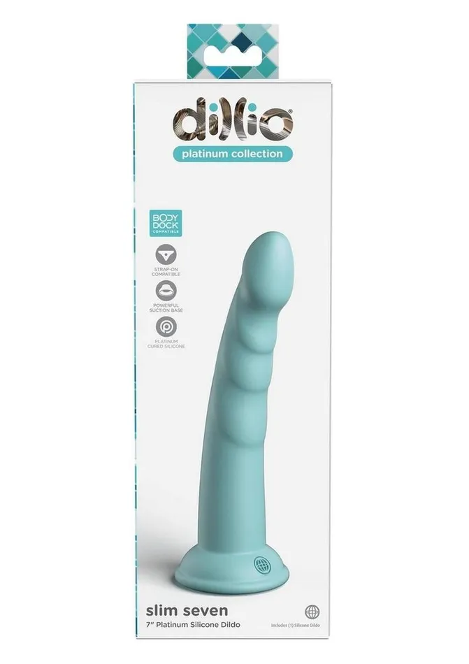 Dillio Dildos Dillio Platinum Slim Seven Silicone Dildo