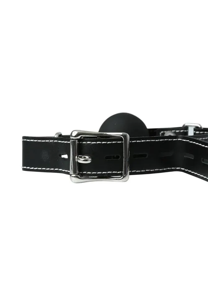 Edge Silicone Ball Gag with Adjustable Leather Strap Edge Male Sex Toys Edge Silicone Ball Gag with Adjustable Leather Strap Edge Male Sex Toys