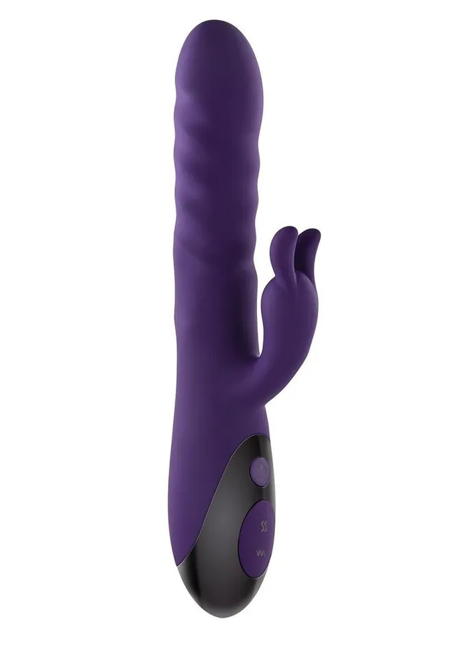 Evolved Rascally Rabbit Rechargeable Silicone Thrusting Rotating Vibrator Female Sex Toys Evolved Rascally Rabbit Rechargeable Silicone Thrusting Rotating Vibrator Female Sex Toys