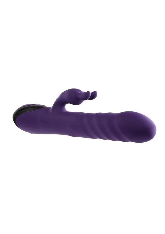 Evolved Rascally Rabbit Rechargeable Silicone Thrusting Rotating Vibrator Female Sex Toys Evolved Rascally Rabbit Rechargeable Silicone Thrusting Rotating Vibrator Female Sex Toys
