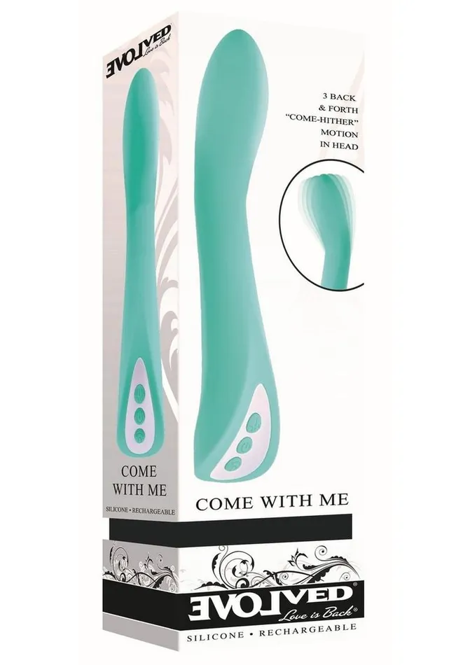 Female Sex Toys Evolved Come with Me Rechargeable Silicone Vibrator