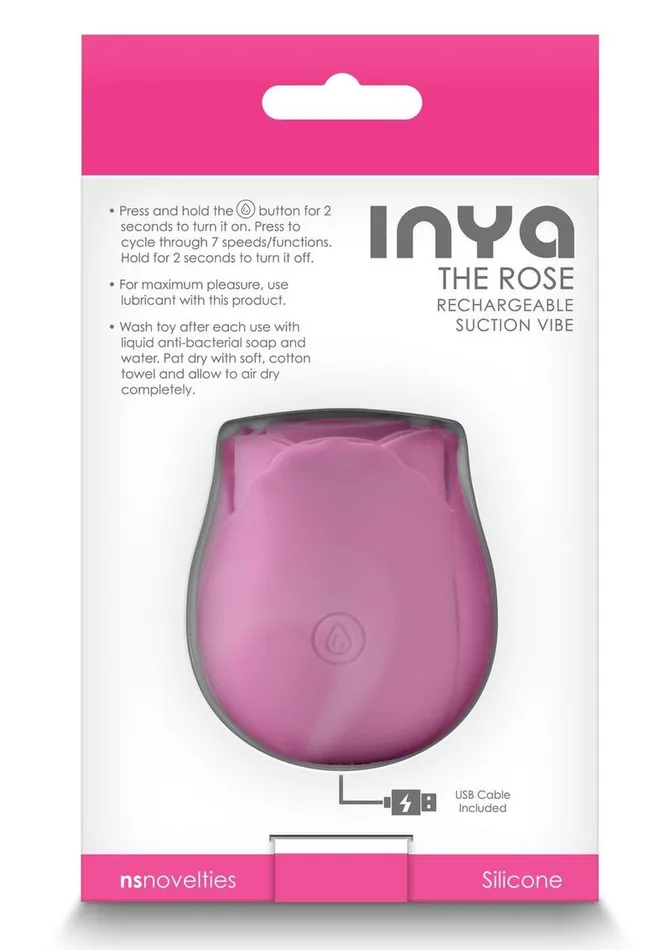 Female Sex Toys Inya Inya The Rose Rechargeable Silicone Clitoral Stimulator Female Sex Toys Inya Inya The Rose Rechargeable Silicone Clitoral Stimulator