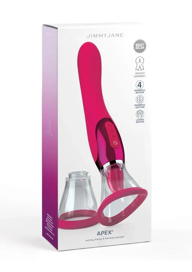 Female Sex Toys Jimmyjane Jimmyjane Apex Rechargeable Silicone Dual Vibrator