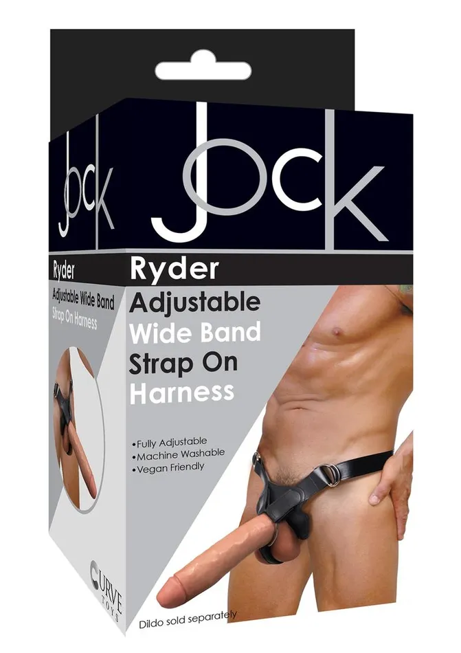 Female Sex Toys Jock Jock Ryder Adjustable Wide Band StrapOn Harness