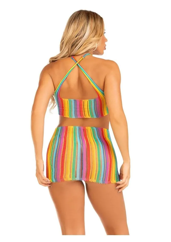 Female Sex Toys Leg Avenue Rainbow Stripe CrossOver Halter Mini Dress Leg Avenue Female Sex Toys Leg Avenue Rainbow Stripe CrossOver Halter Mini Dress Leg Avenue