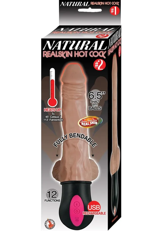 Female Sex Toys Natural Natural Realskin Hot Cock 2 Rechargeable Warming Dildo with Balls Female Sex Toys Natural Natural Realskin Hot Cock 2 Rechargeable Warming Dildo with Balls