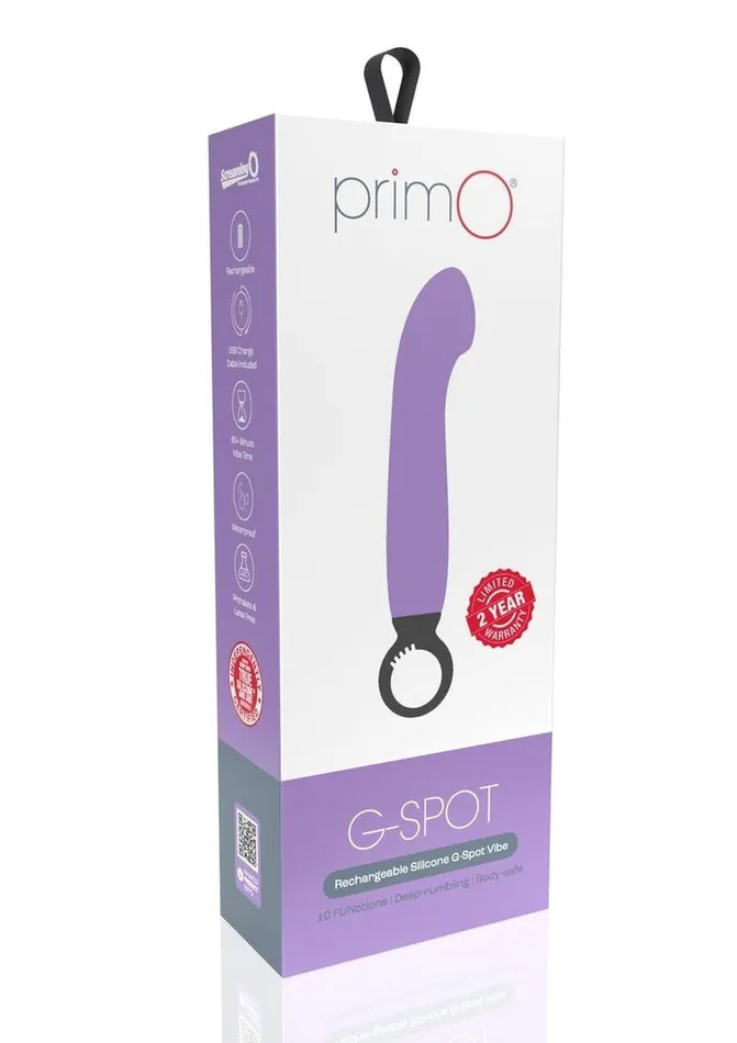 Female Sex Toys Primo GSpot Rechargeable Silicone Vibrator PrimO