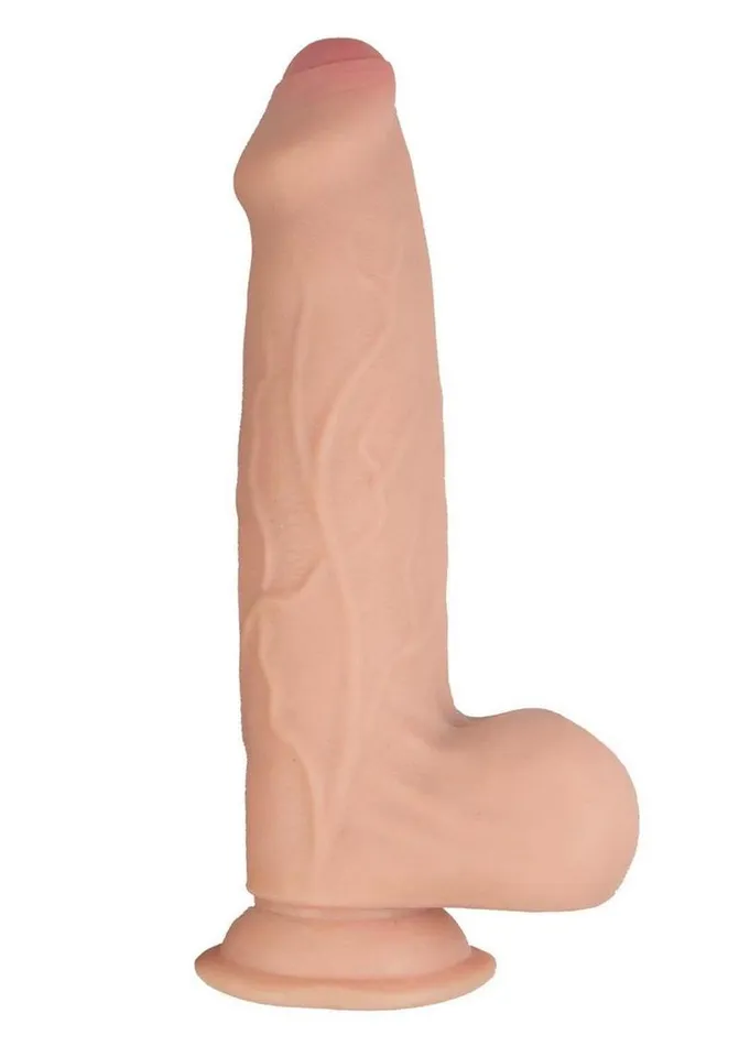 Female Sex Toys Realcocks Dual Layered Uncut Slider Thick Shaft Dildo Realcocks
