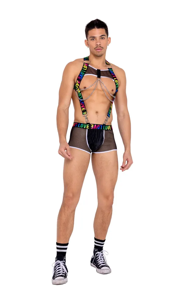 Female Sex Toys Roma 6156 Mens Pride Harness with Suspenders