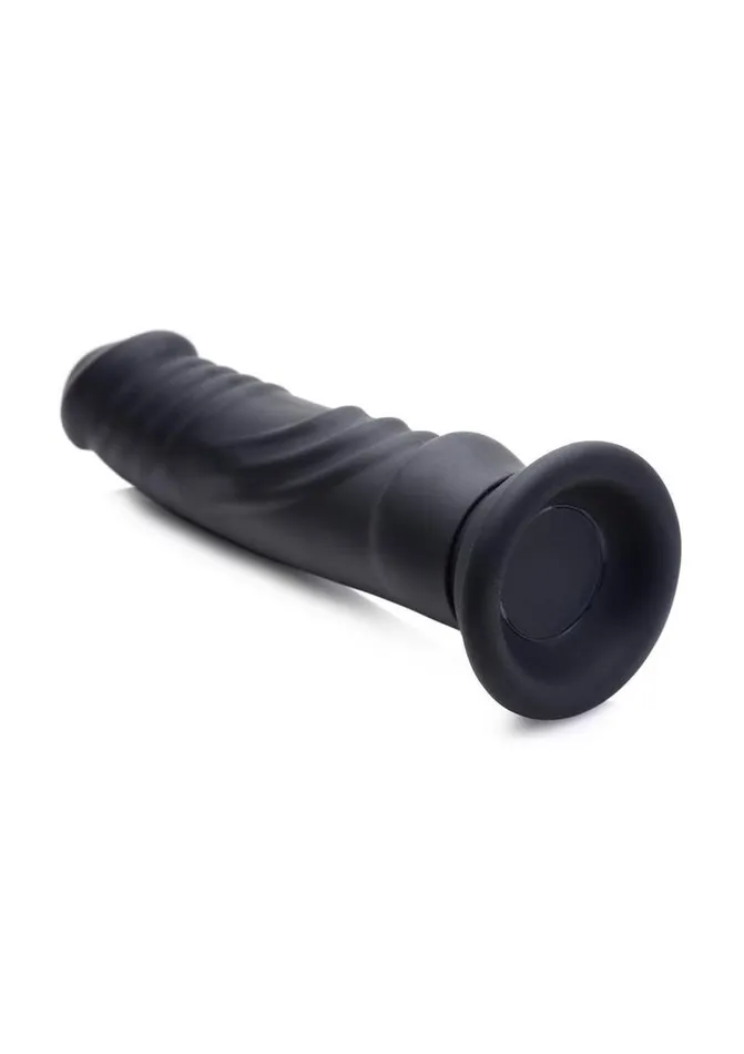 Female Sex Toys Zeus Vibrating and EStim Rechargeable Silicone Dildo with Remote Control Zeus Electrosex