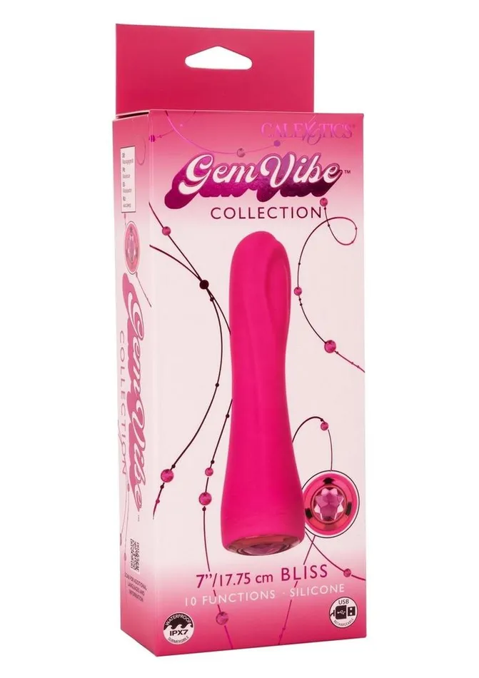 Gem Vibe Gem Vibe Collection Bliss Rechargeable Silicone GSpot Vibrator Female Sex Toys Gem Vibe Gem Vibe Collection Bliss Rechargeable Silicone GSpot Vibrator Female Sex Toys