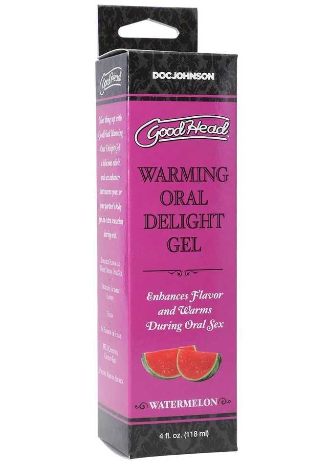 GoodHead Enhancers Goodhead Warming Head Oral Delight Gel Flavored Watermelon