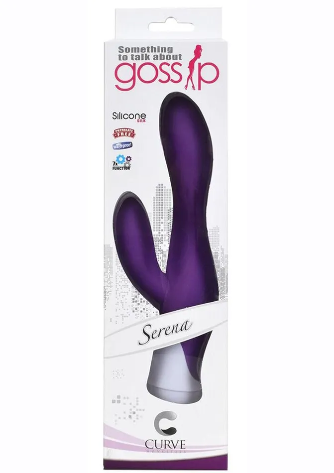 Gossip Female Sex Toys Gossip Serena 7 Speed Silicone Rabbit Vibrator