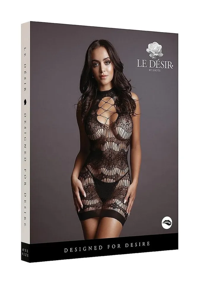 Le Desir Criss Cross Neck Mini Dress Le Desir Female Sex Toys