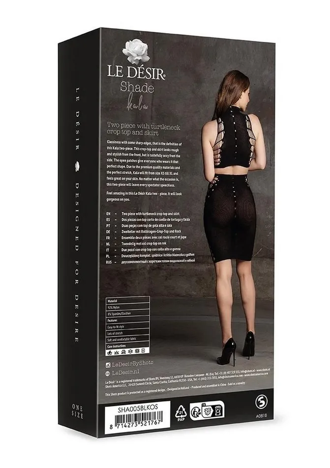 Le Desir Le Desir Shade Kala Xxxvii Two Piece with Turtleneck Crop Top and Skirt Male Sex Toys Le Desir Le Desir Shade Kala Xxxvii Two Piece with Turtleneck Crop Top and Skirt Male Sex Toys